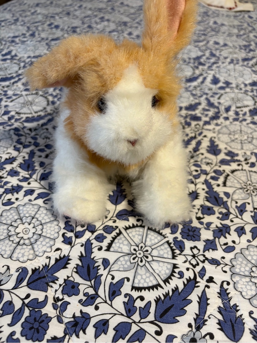 Fur Real Plush Bunny Stuffed Animal battery operated GUC
